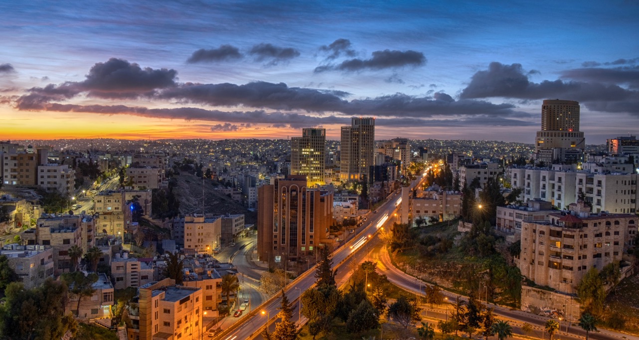 Amman city landscape, Jordan