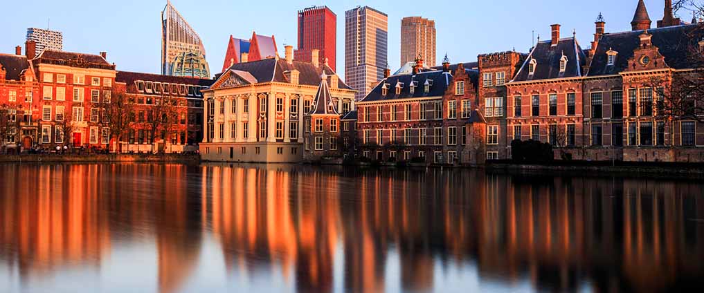 view of some of The Hague's landmarks